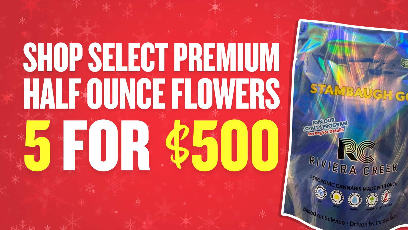 5 FOR $500 SELECT 14.15G