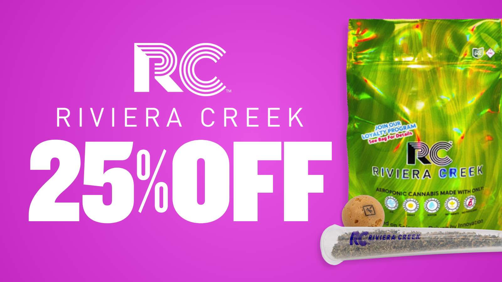 25% OFF RIVIERA CREEK 