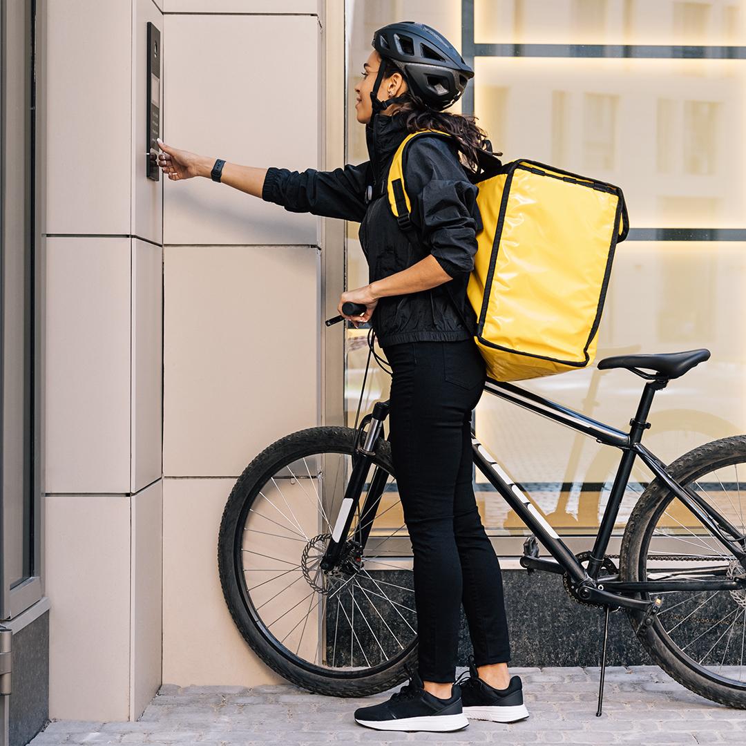 cannabis delivery rider