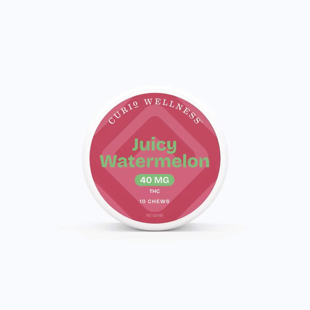 curio wellness juicy watermelon edible chews