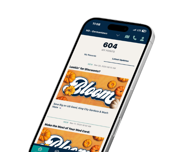 bloom rewards app marijuana dispensary