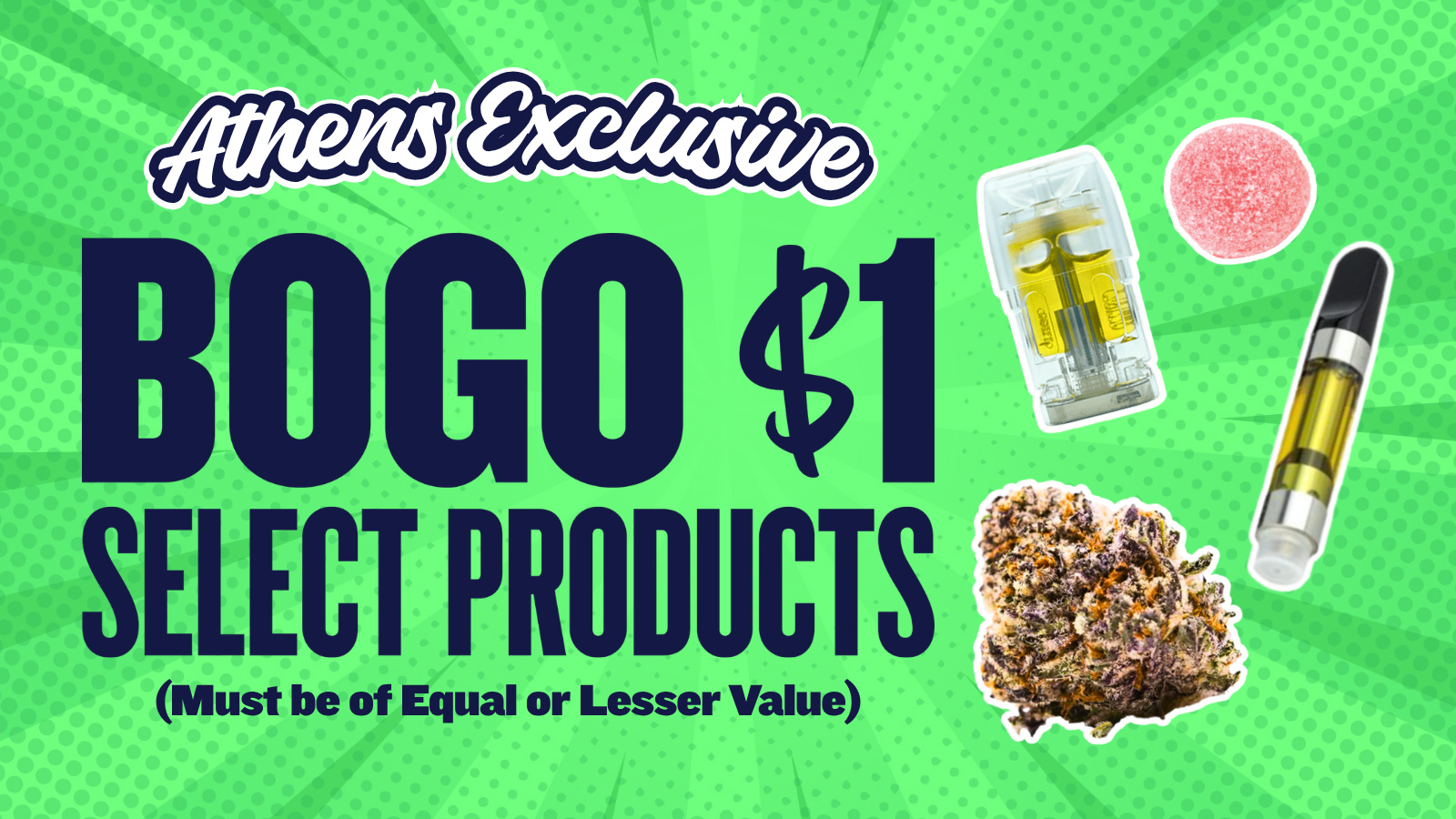 B1G1 $1 SELECT ITEMS ATHENS