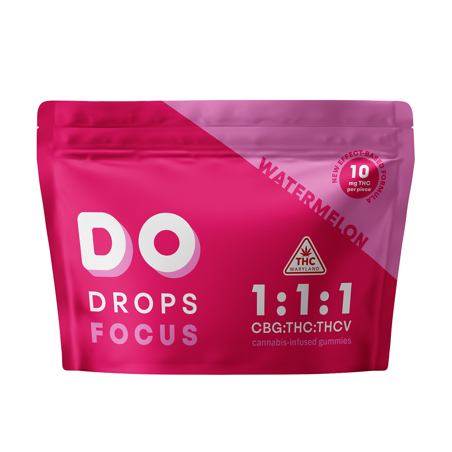 Focus Watermelon 1:1:1 - 100mg Candies - Sativa - 10pk thumbnail 2