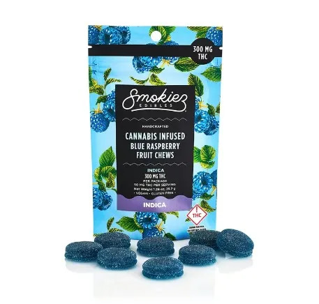 Sweet Blue Raspberry Hd - 300mg Candies - Indica - 6pk thumbnail 3