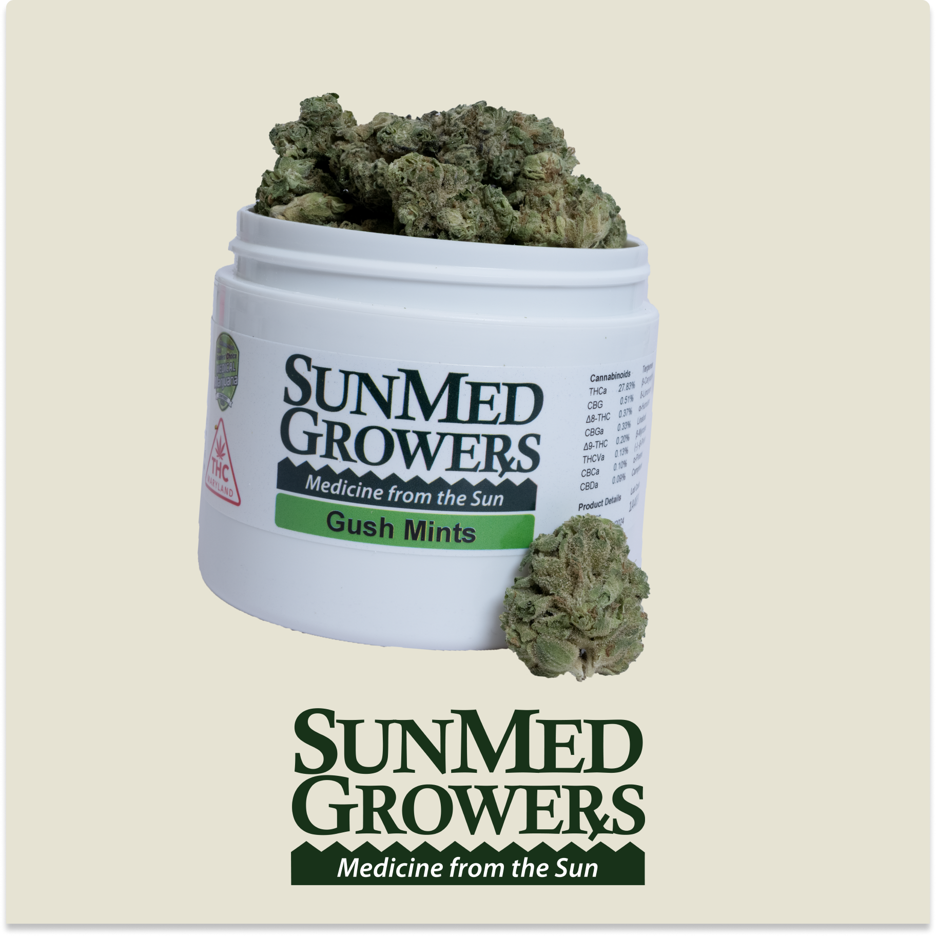 Gush Mints - 14g Whole Buds - Hybrid thumbnail 3