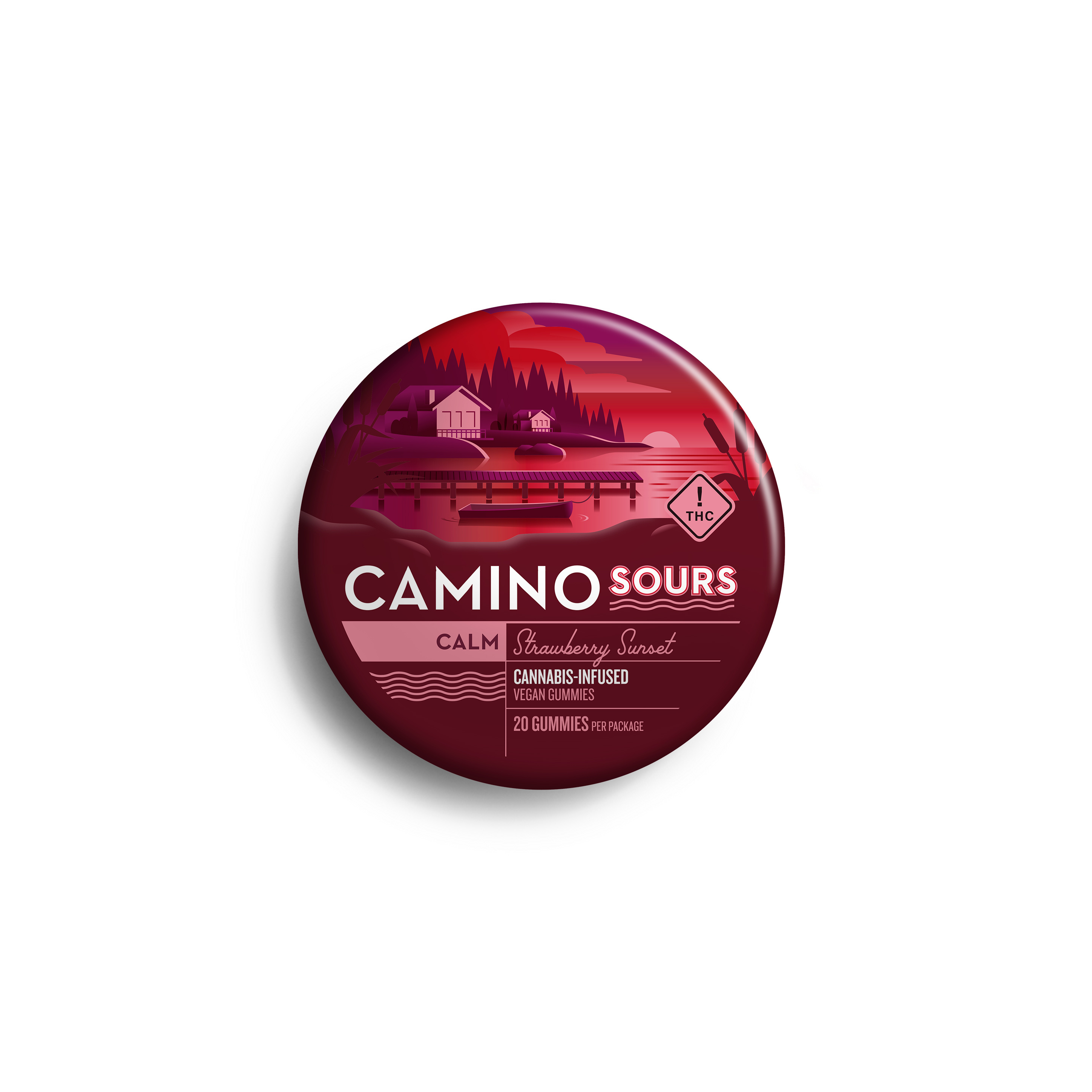 Sour Strawberry Sunset - 100mg Candies - 10pk thumbnail 2