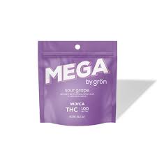 Sour Grape Mega Pearl - 100mg Candies - Indica - 10pk thumbnail 2