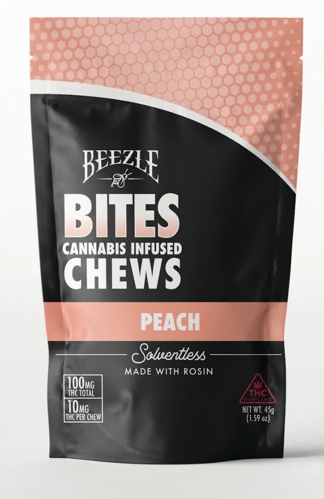 Peach - 100mg Candies - Hybrid - 10pk thumbnail 3