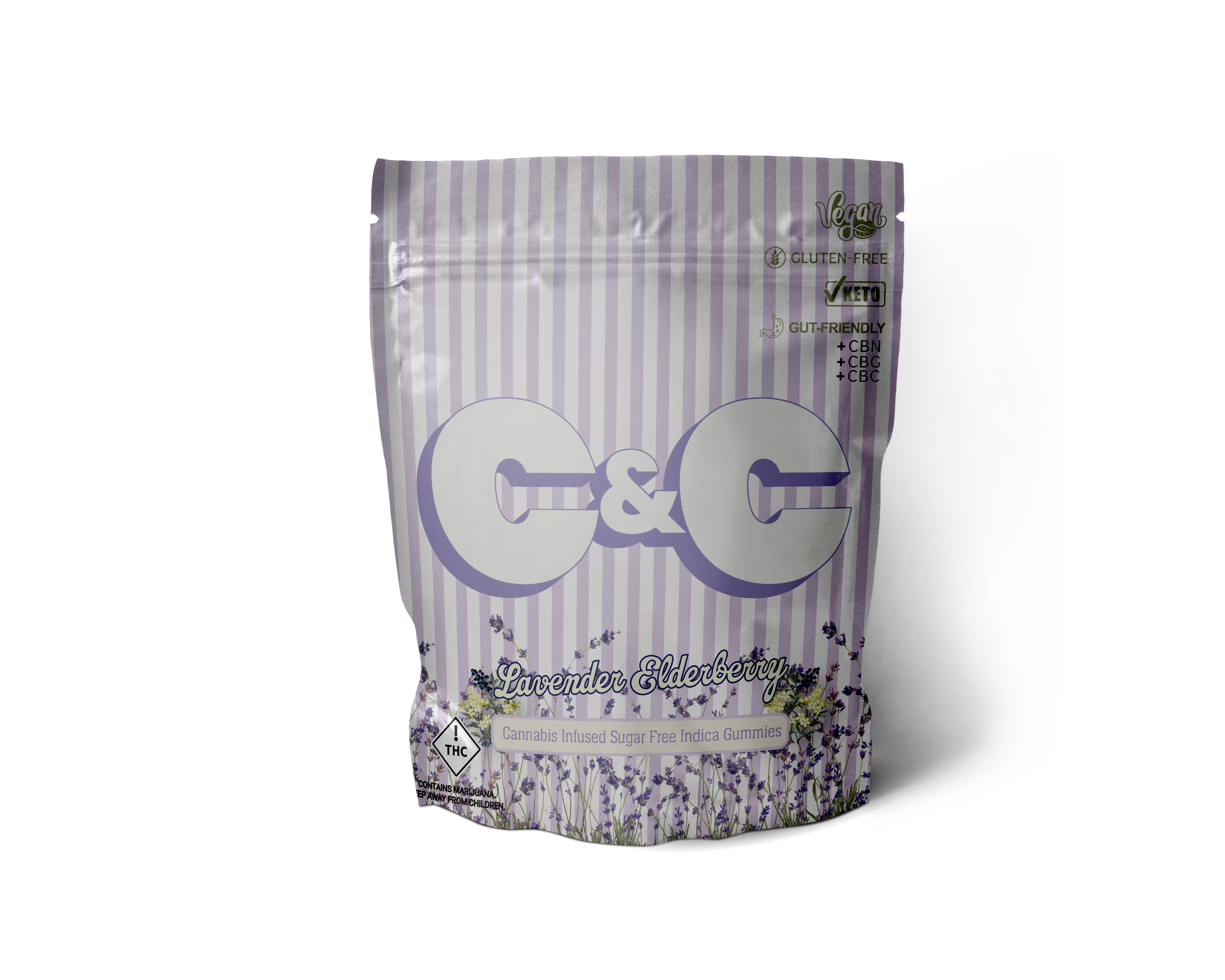 Sugar Free Lavender Elderberry - 100mg Candies - 10pk thumbnail 2