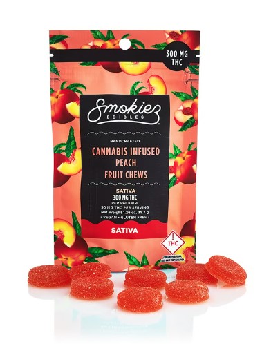 Sour Peach - 300mg Candies - Sativa - 6pk thumbnail 2