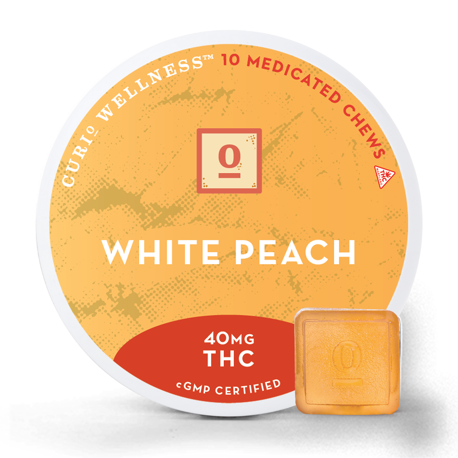 White Peach - 400mg Candies - 10pk thumbnail 2