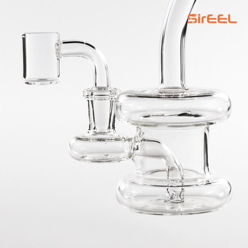 Bent Neck Clear Hanger Rig W/ Banger 6 - Accessories thumbnail 2