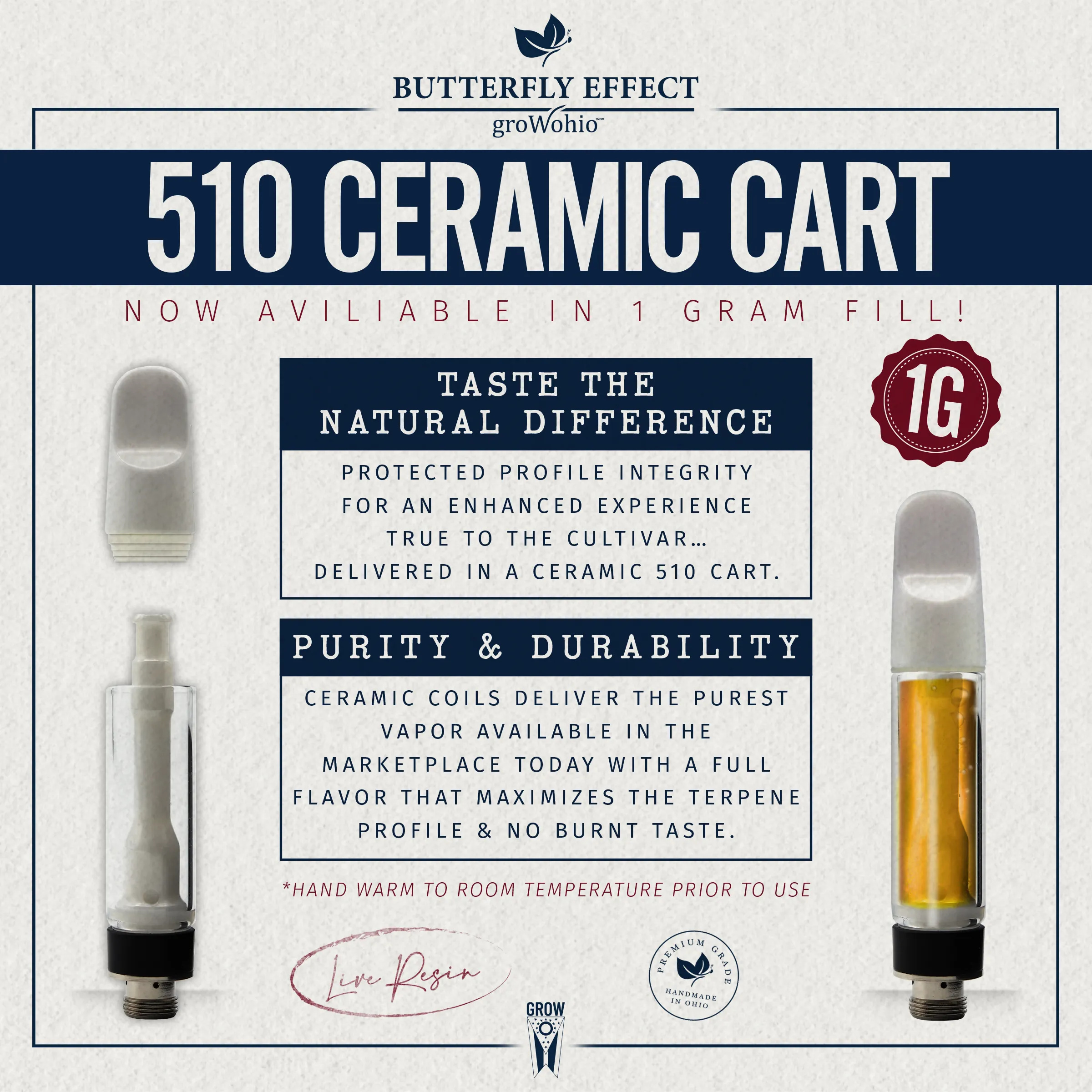 Notorious - 1g Live Resin Disposable - Indica thumbnail 3