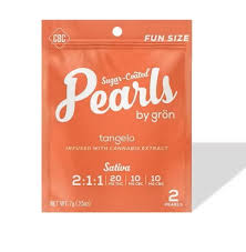 Tangelo Pearls 2:1:1 THC / CBC / CBG - 20mg Candies - Sativa - 2pk thumbnail 2