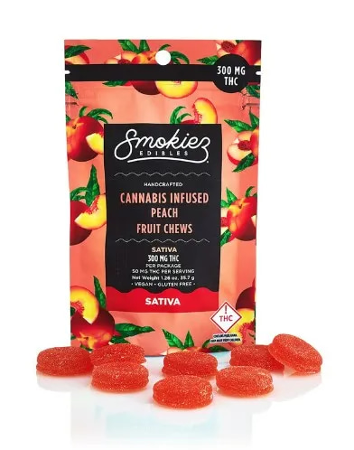Sour Peach - 300mg Candies - Sativa - 6pk thumbnail 3