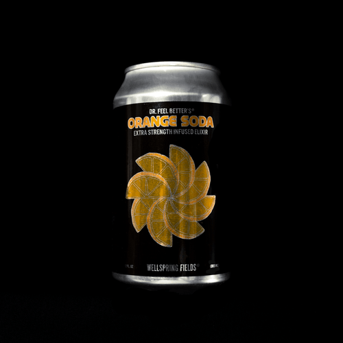 Extra Strength Orange Soda - 200mg Drinks - 2pk thumbnail 2