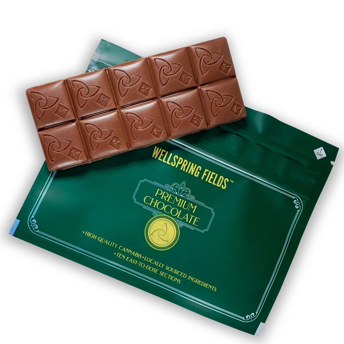 Toffee Chocolate Bar - 100mg Chocolates - 10pk thumbnail 2