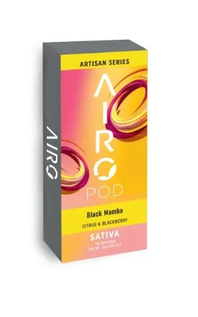 Black Mamba - 1g Distillate Airo Pod - Sativa thumbnail 3