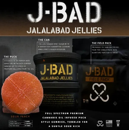 Peach Sour - 110mg Candies - 4pk thumbnail 3