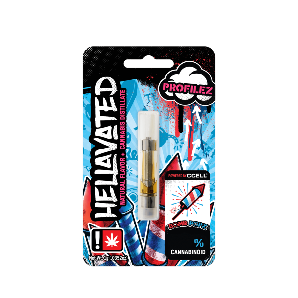 Bomb Popz - 1g Distillate Cart - Hybrid thumbnail 2