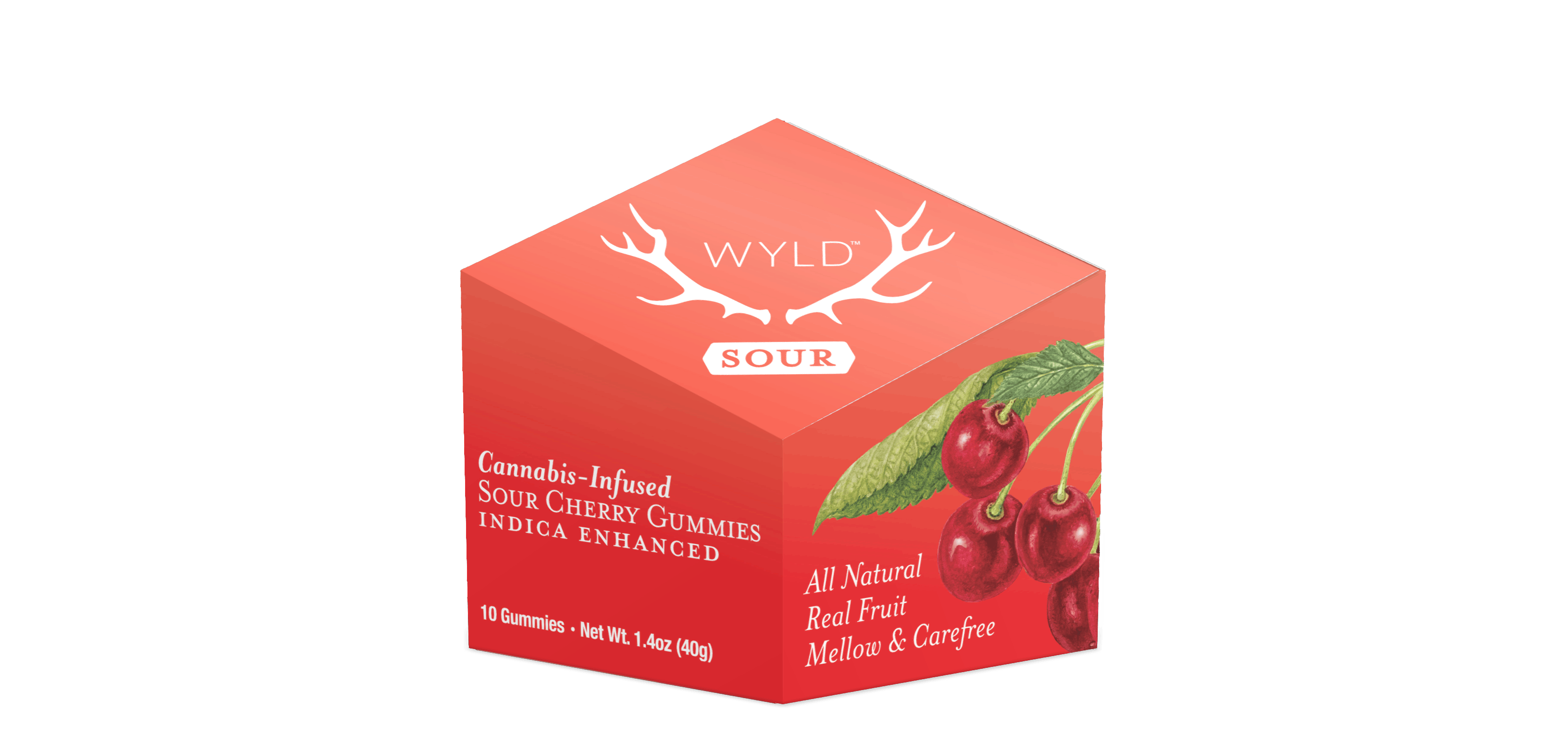 Sour Cherry - 100mg Candies - Indica - 10pk thumbnail 2