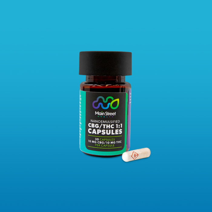 1:1 THC/CBG - 300mg Capsules - 30pk thumbnail 2