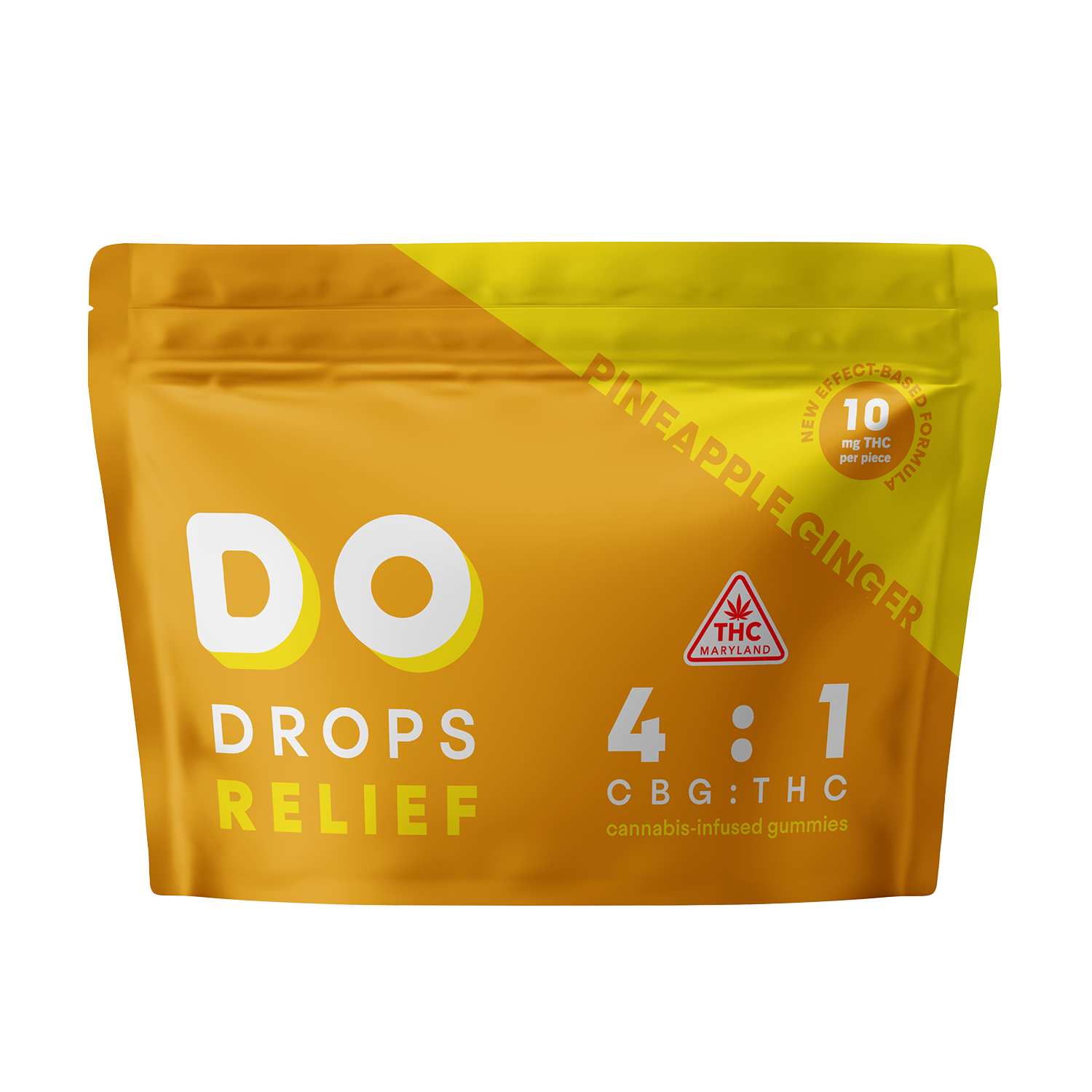 Relief Pineapple Ginger - 100mg Candies - 10pk thumbnail 2