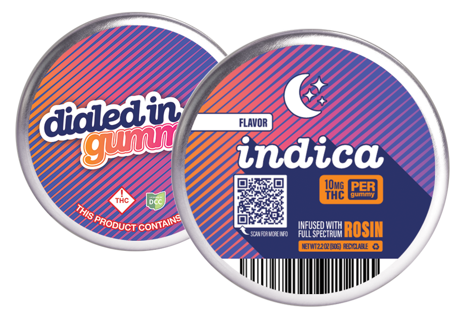 Blueberry - 100mg Candies - Indica - 10pk thumbnail 2