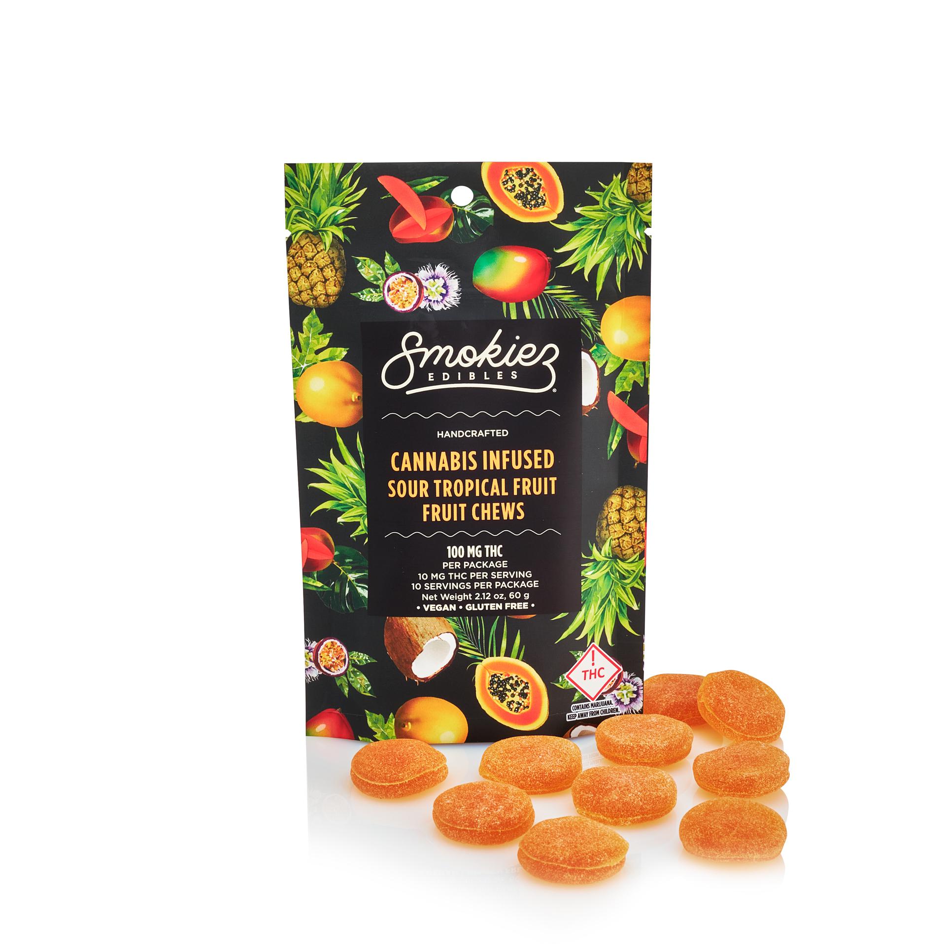 Sour Tropical - 100mg Candies - Sativa - 10pk thumbnail 2