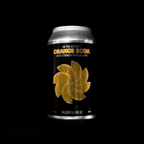 Extra Strength Orange Soda - 200mg Drinks - 2pk thumbnail 3