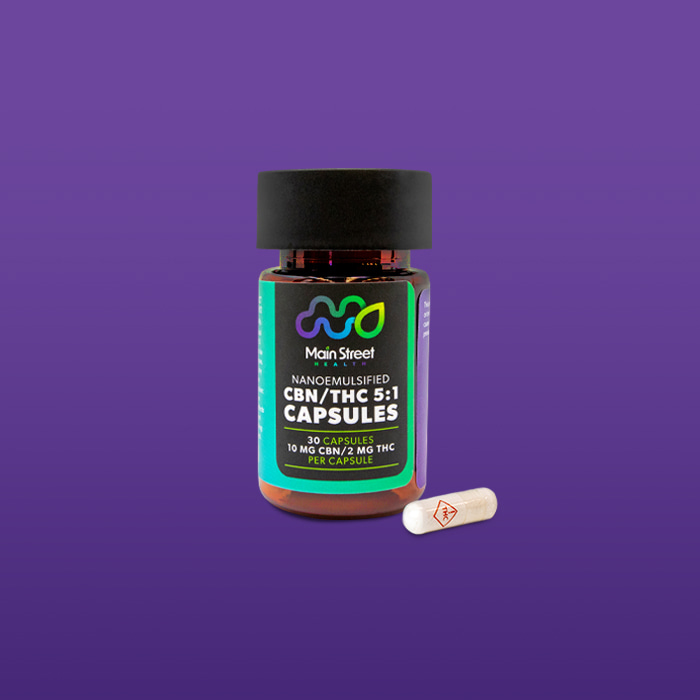 5:1 CBN/THC - 60mg Capsules - 30pk thumbnail 2