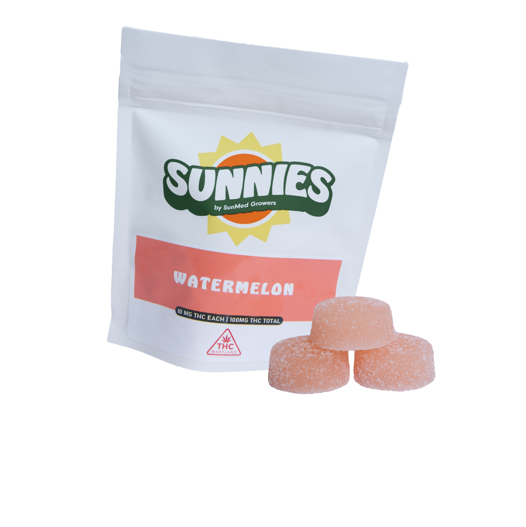 Watermelon - 100mg Candies - 10pk thumbnail 2