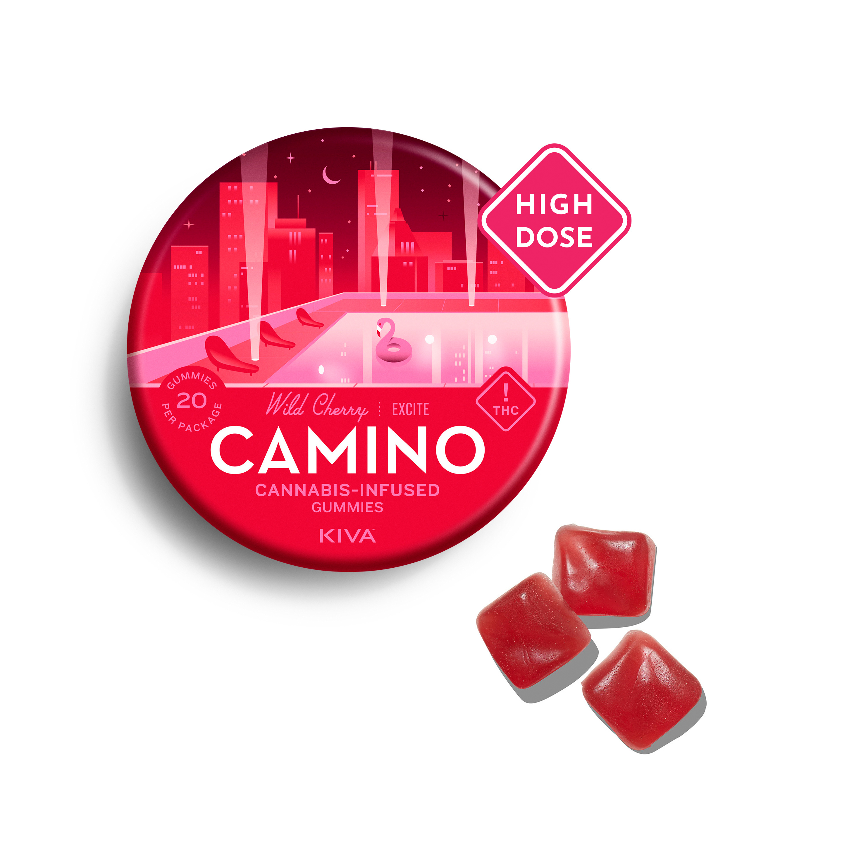 Wild Cherry - 500mg Candies - 20pk thumbnail 2