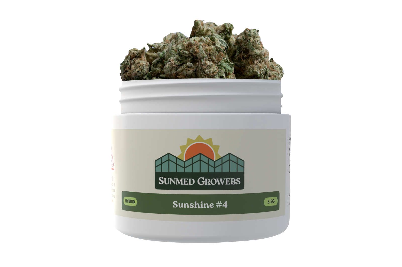 Sunshine #4 - 3.5g Whole Buds - Hybrid thumbnail 2