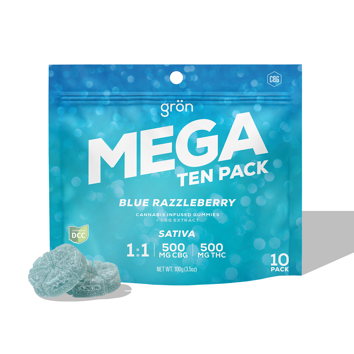 Blue Razzleberry Mega 1:1