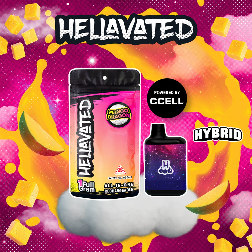 Mango Dragon - 1g Distillate Disposable - Hybrid