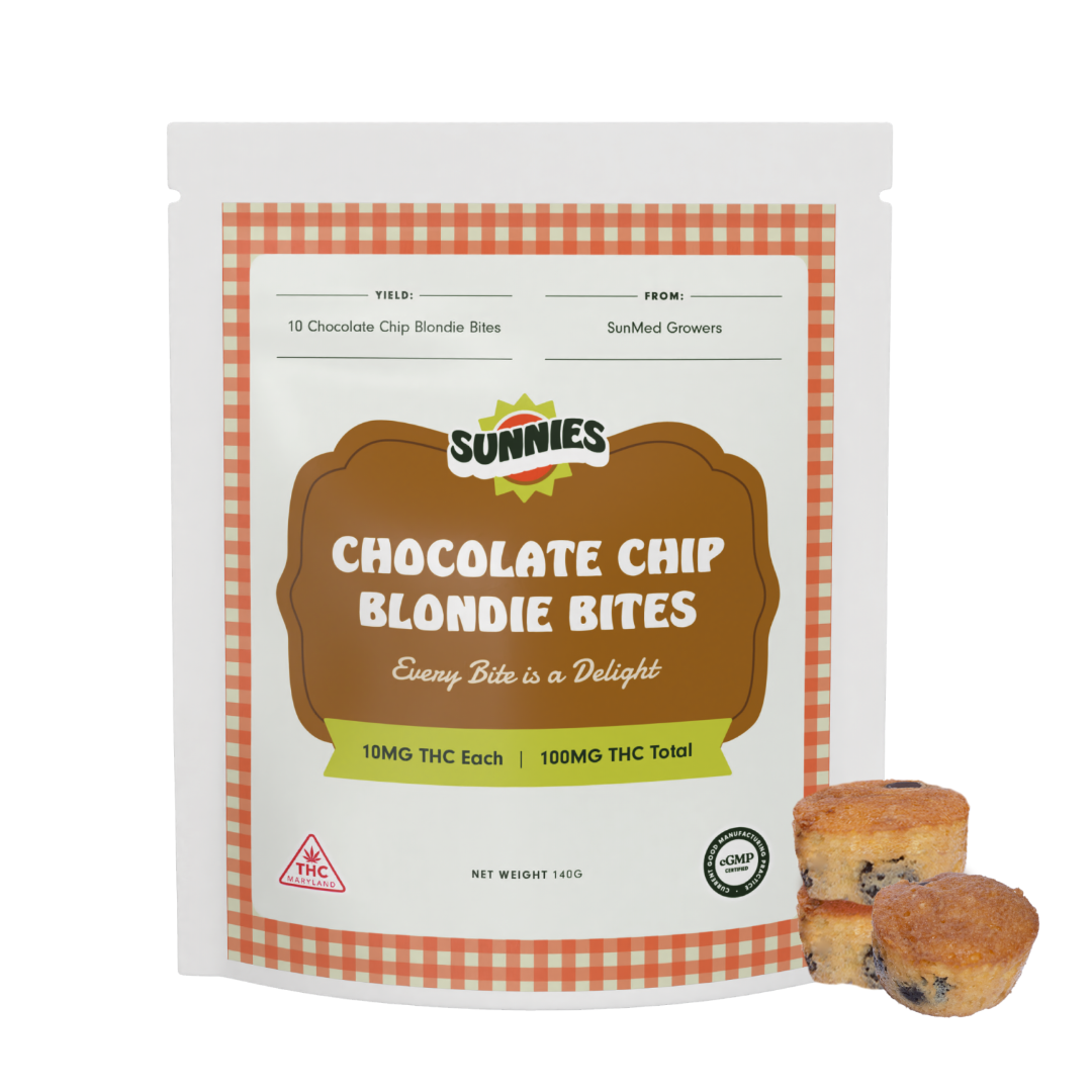 Chocolate Chip Blondie Bites