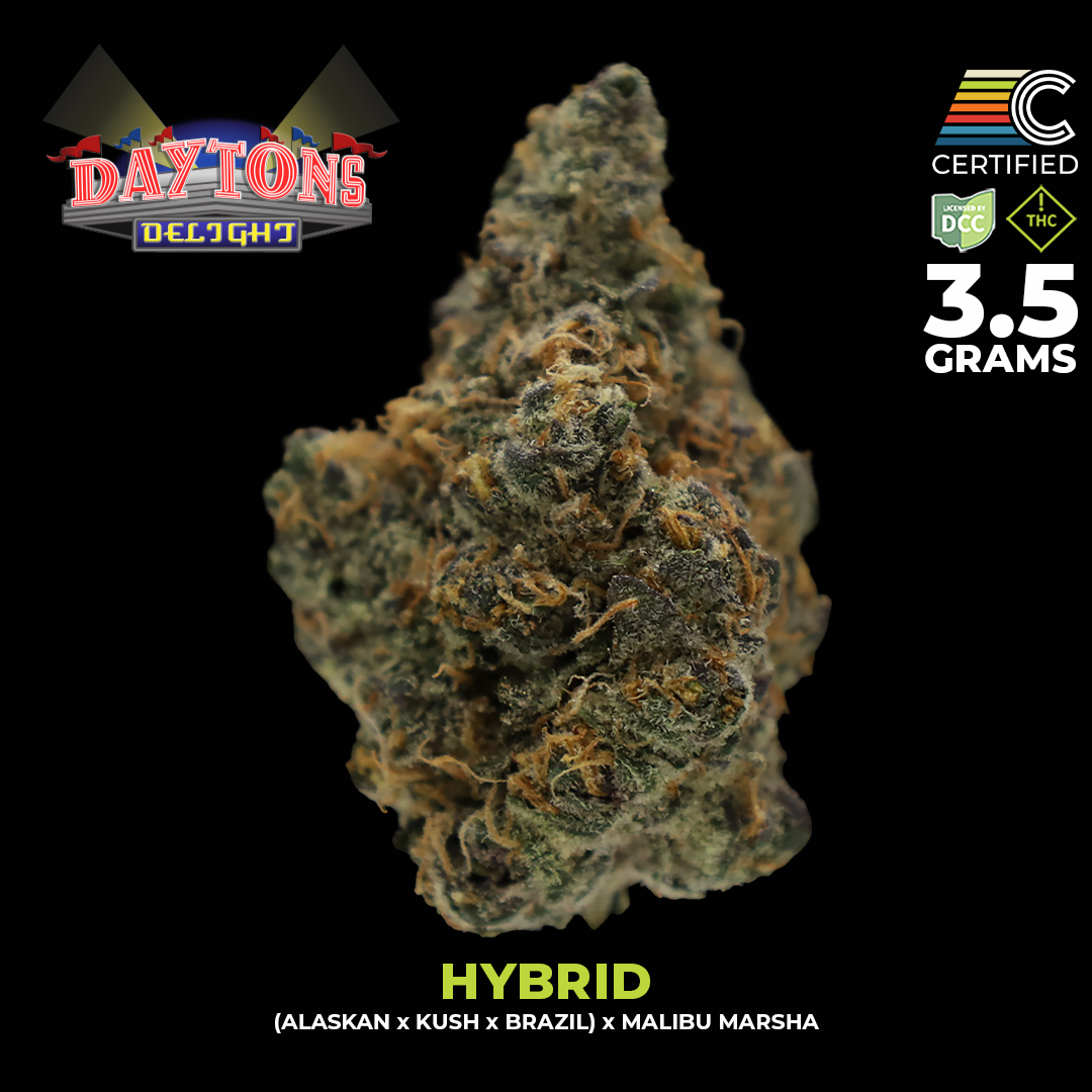 Daytons Delight - 3.5g Whole Buds - Hybrid