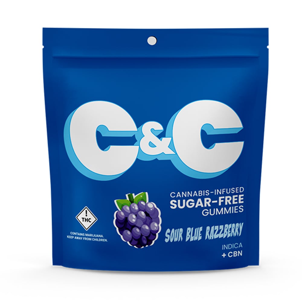 Sugar Free Sour Blue Razzberry + CBN 2:1