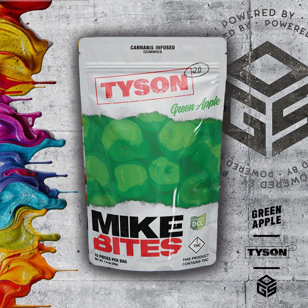 Mike Bites Green Apple