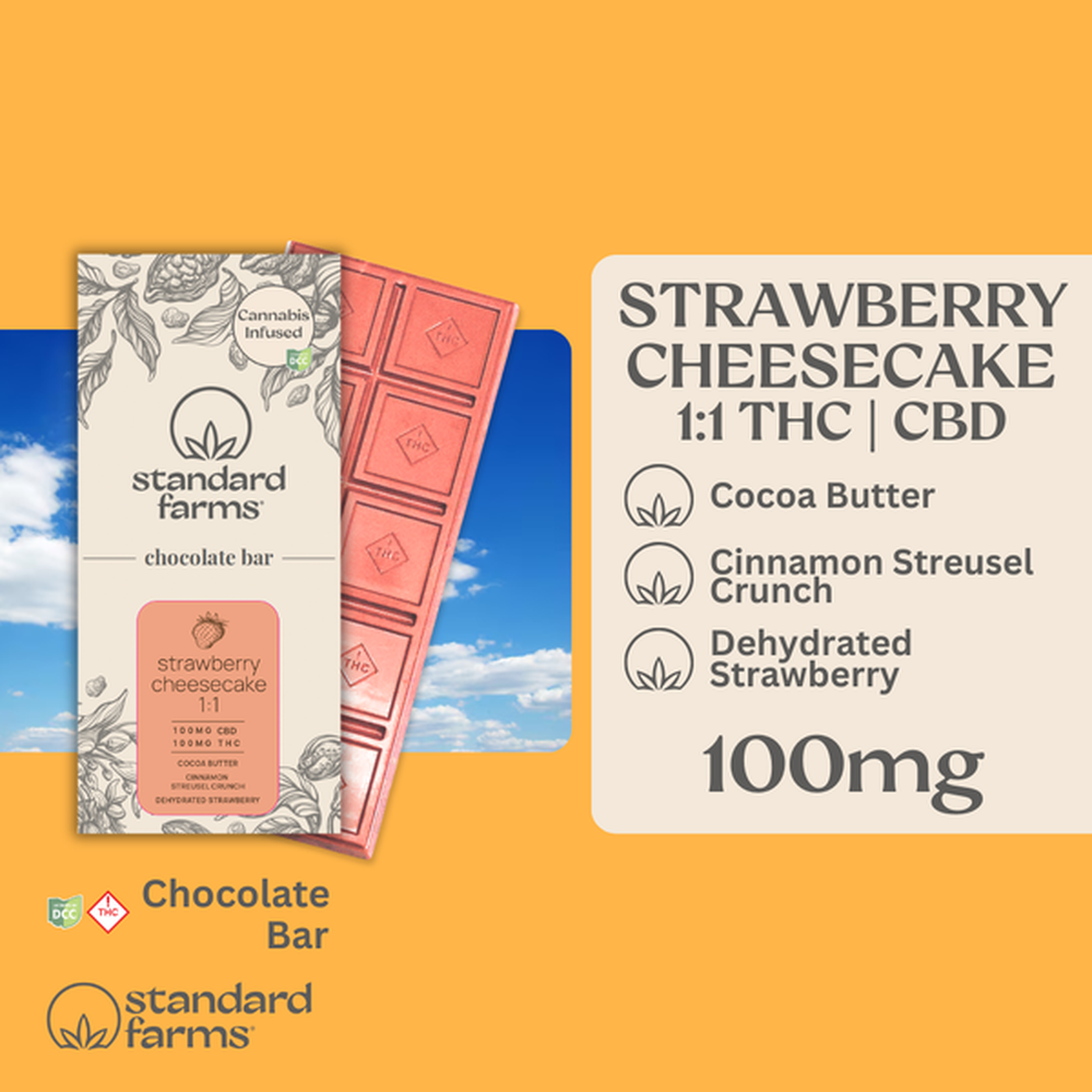 Strawberry Cheesecake White Chocolate Bar 1:1
