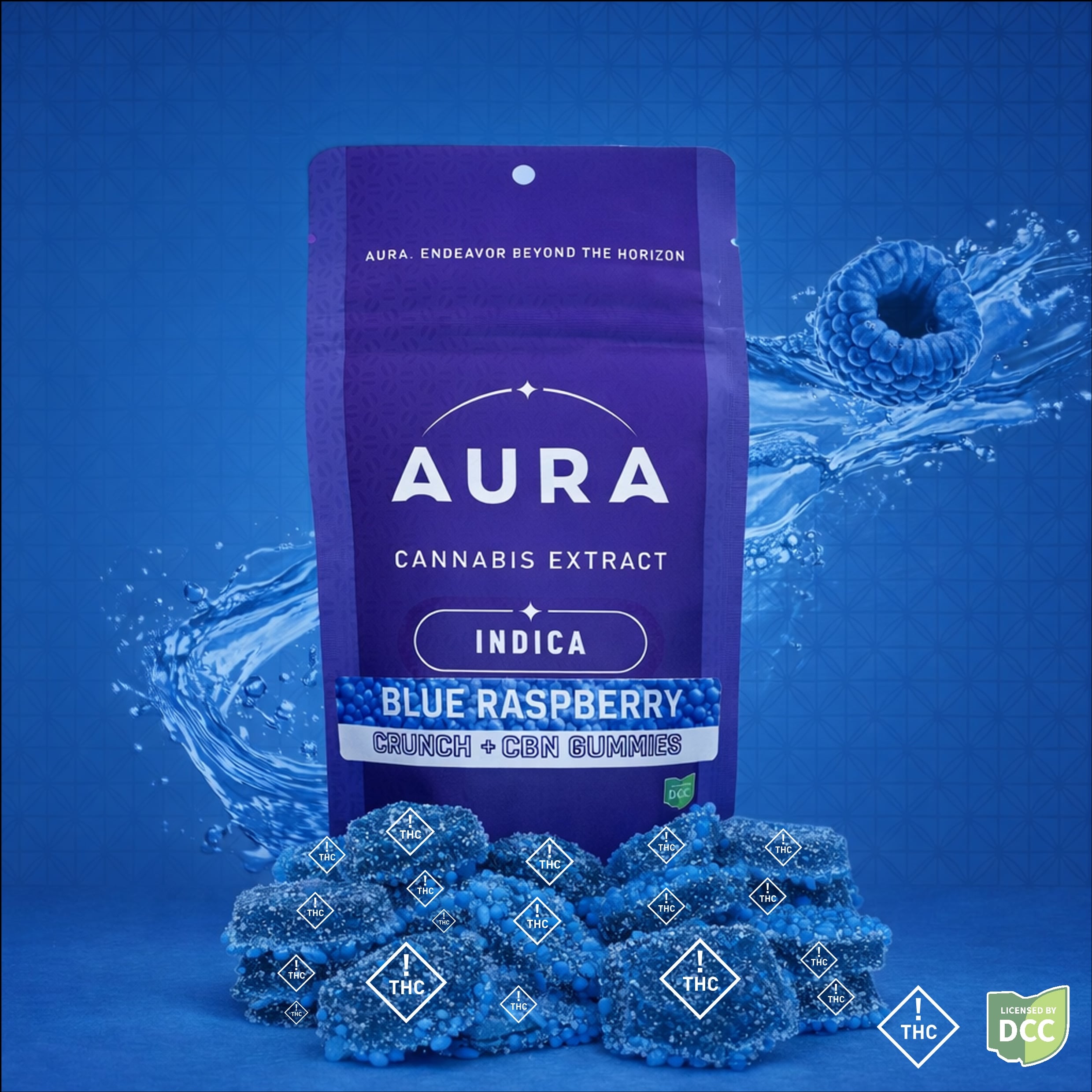 Blue Raspberry Crunch + CBN