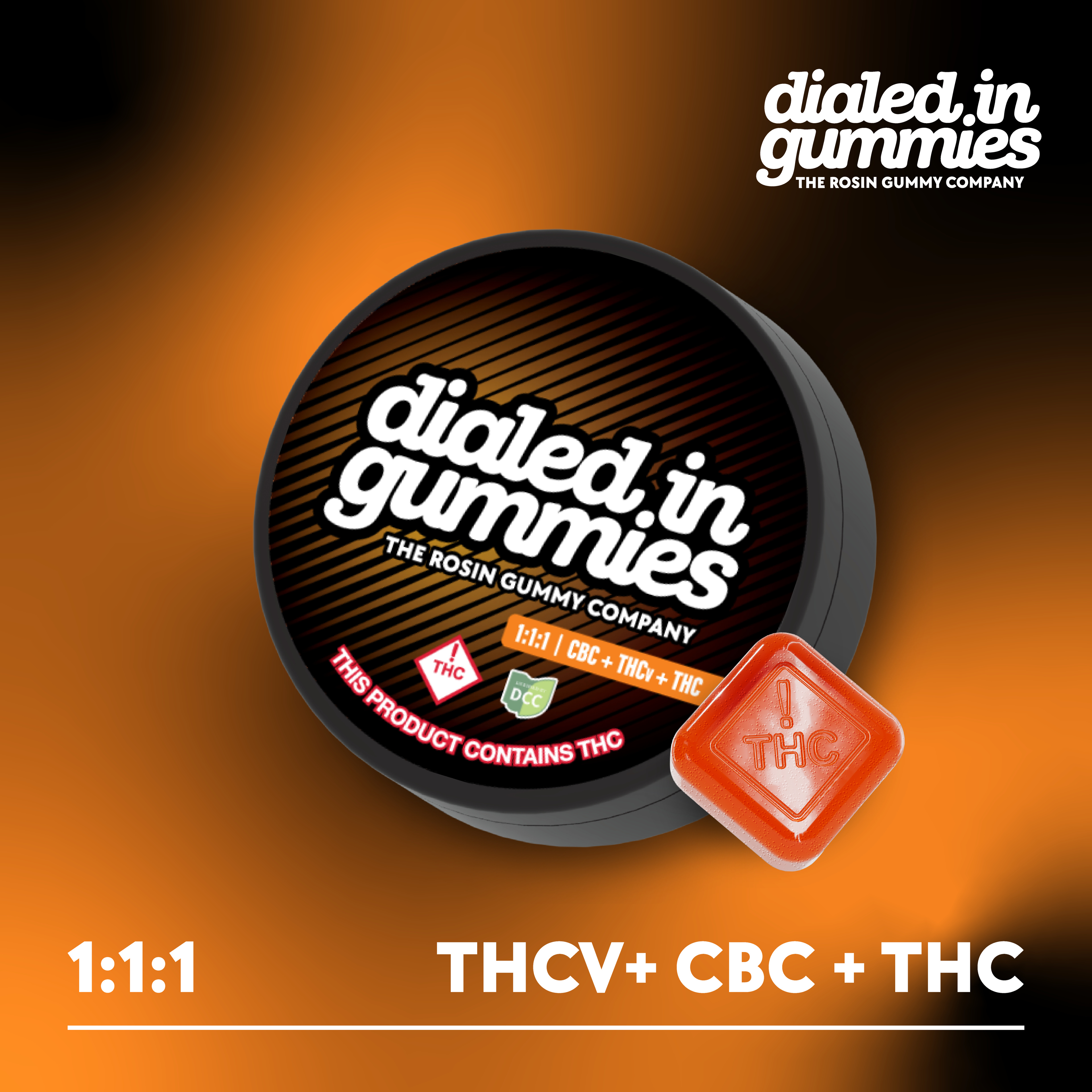 Blood Orange 1:1:1 THCV:CBC:THC