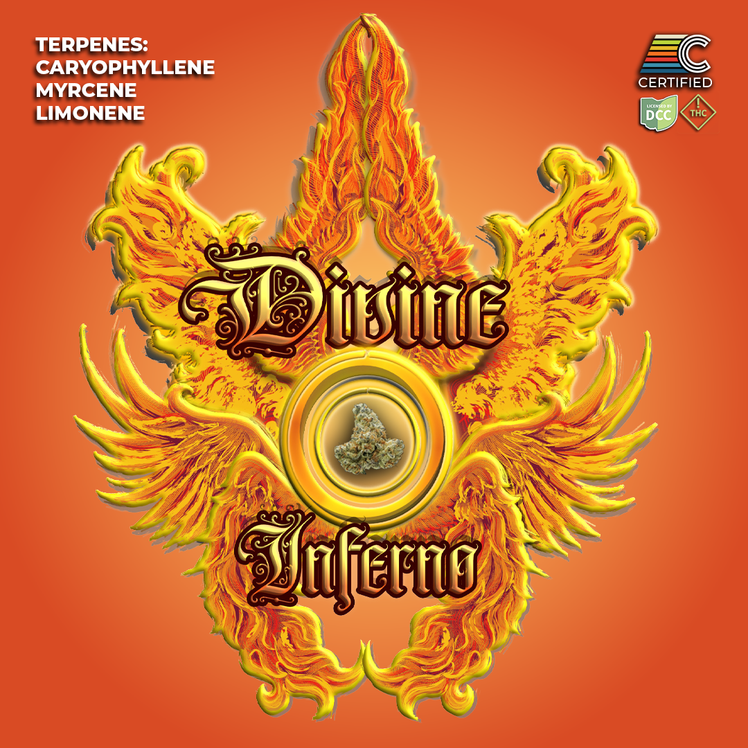 Divine Inferno - 2.83g Whole Buds - Indica