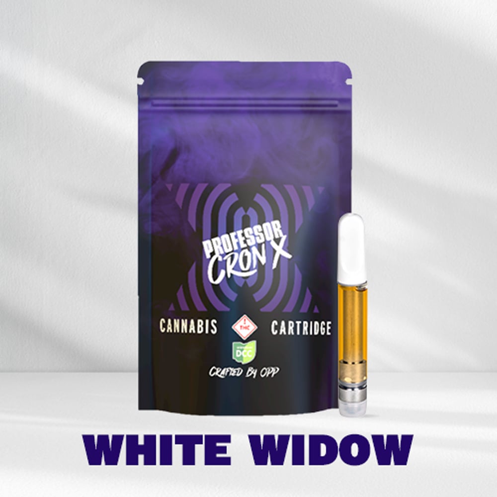 White Widow - 1g Distillate Cart - Hybrid