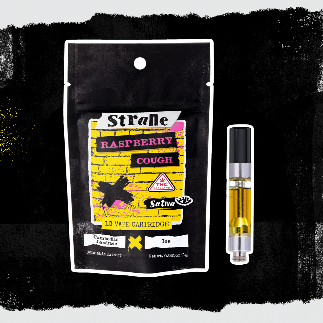 Raspberry Cough - 1g Distillate Cart - Sativa