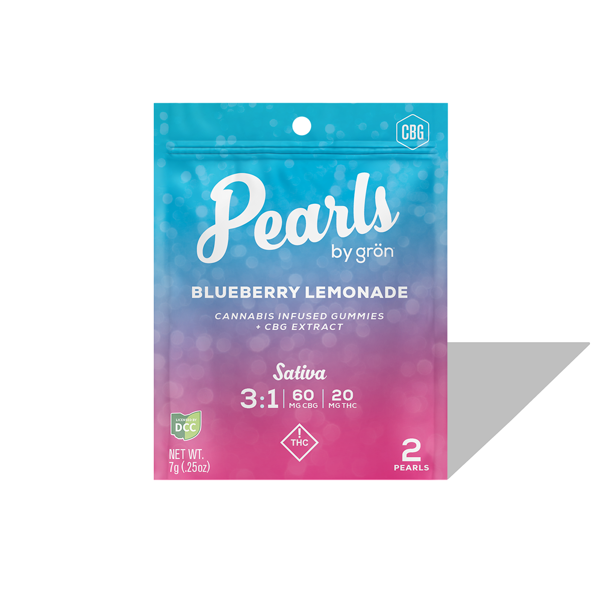 Blueberry Lemonade Pearls 3:1 CBG / THC