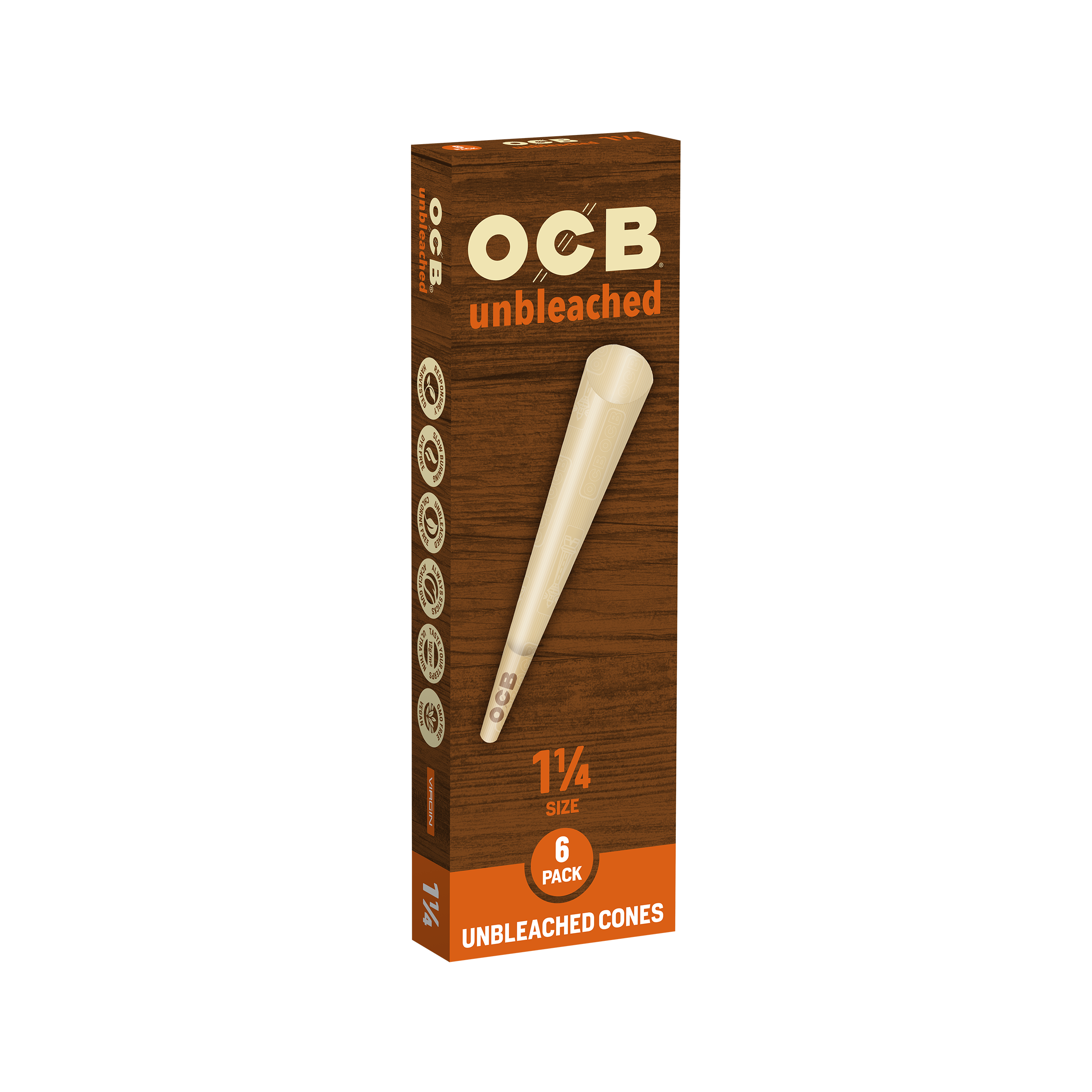 Unbleached Cone 1 1/4"