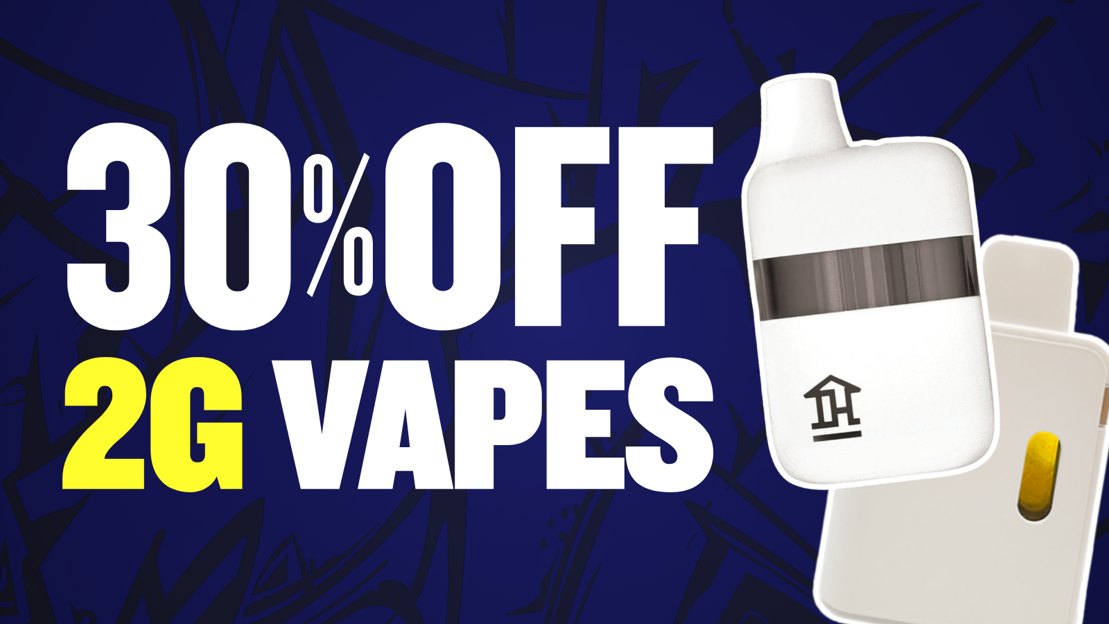 30% OFF ALL 2G VAPES
