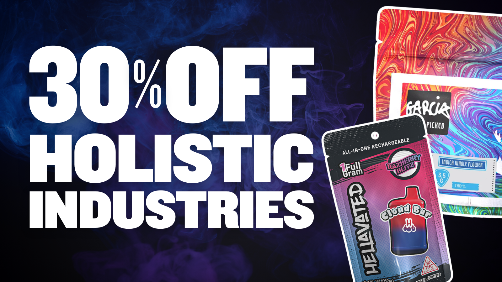 30% OFF HOLISTIC BRANDS